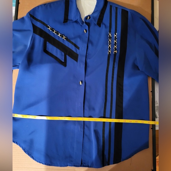 City Girl Sport Royal Blue/Black Chain Detail - Picture 10 of 10